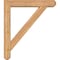 Ekena Millwork Traditional Craftsman Smooth Bracket w/ Offset Brace, Western Red Cedar, 5 1/2"W x 28"D x 32"H BKT0604X28X32TRA04SWR - alternate 3